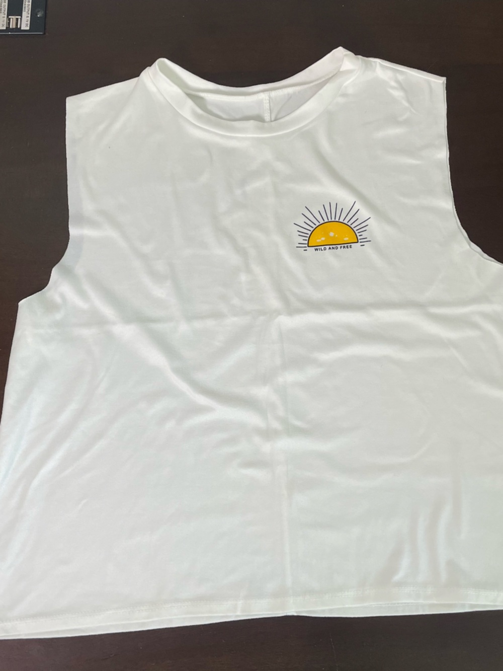 “Wild and Free” Women’s cropped tank size large